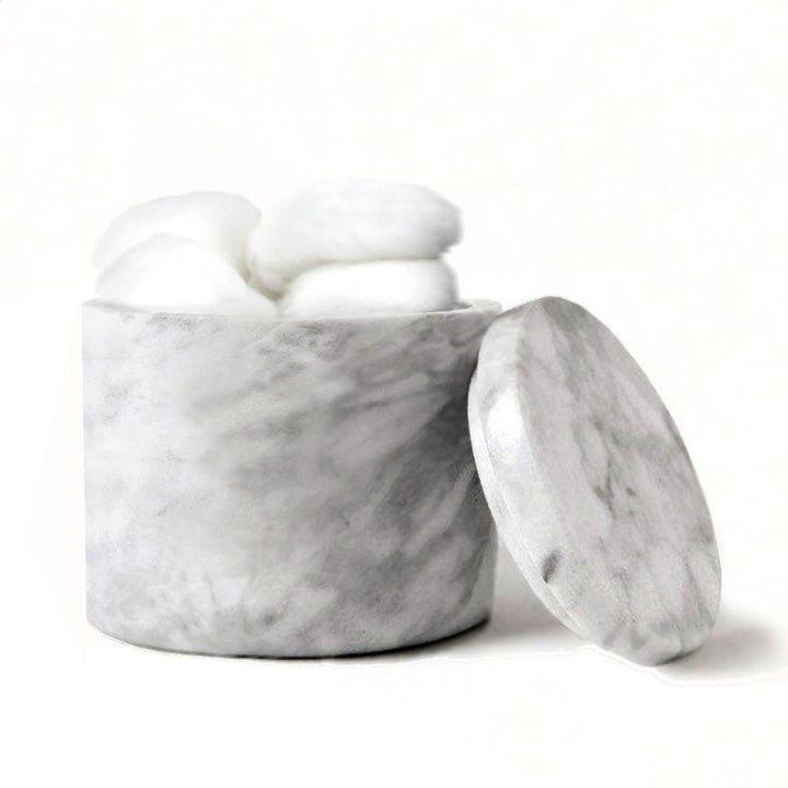 NATURAL LIVING-  MARBLE DECO JAR