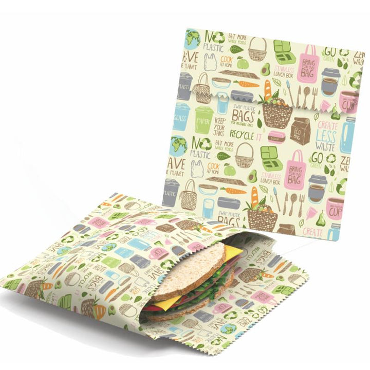 DANESCO- Beeswax Sandwich Bags - 2pk