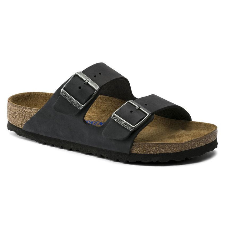 BIRKENSTOCK- ARIZONA SOFT FOOTBED OILED LEATHER SANDAL