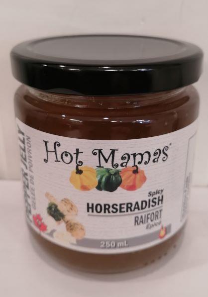 HOT MAMAS - HORSERADISH PEPPY JELLY SPICY