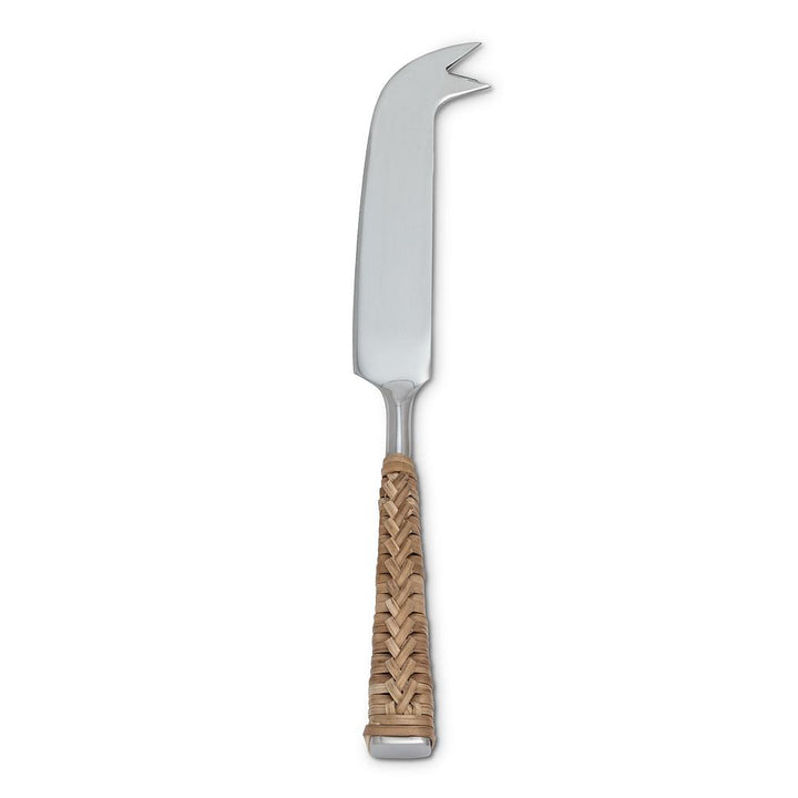 ABBOTT- Rattan Handle Cheese Knife