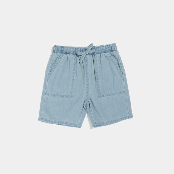 MILES THE LABEL- KIDS CHAMBRAY SHORT