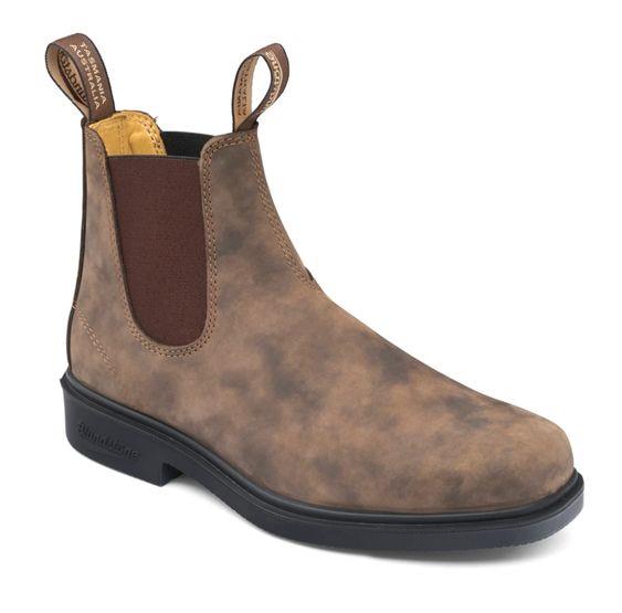 BLUNDSTONE- MEN'S 1306- CHISEL TOE RUSTIC BROWN