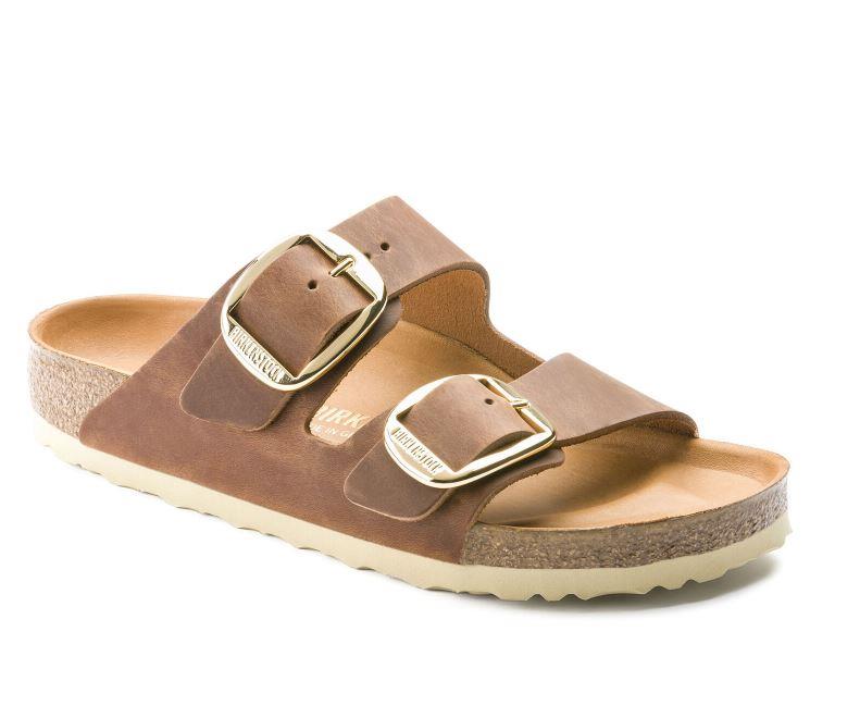BIRKENSTOCK - WOMEN'S ARIZONA BIG BUCKLE OILED LEATHER SANDAL