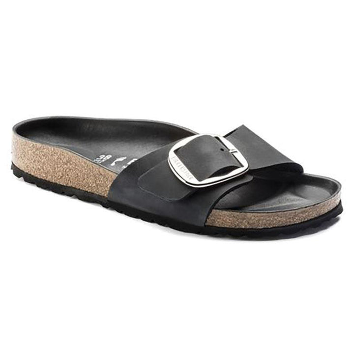 BIRKENSTOCK- WOMEN'S MADRID BIG BUCKLE OILED LEATHER SANDAL